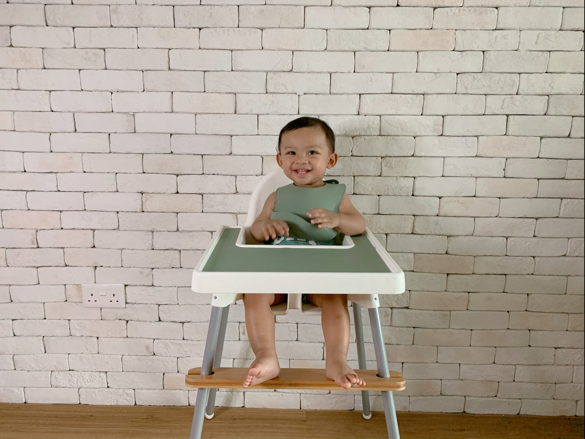 Baby Highchair Foot Rest Footrest Baby Natural Bamboo Baby Highchair Foot  Rest High Chair Footrest With Rubber Ring