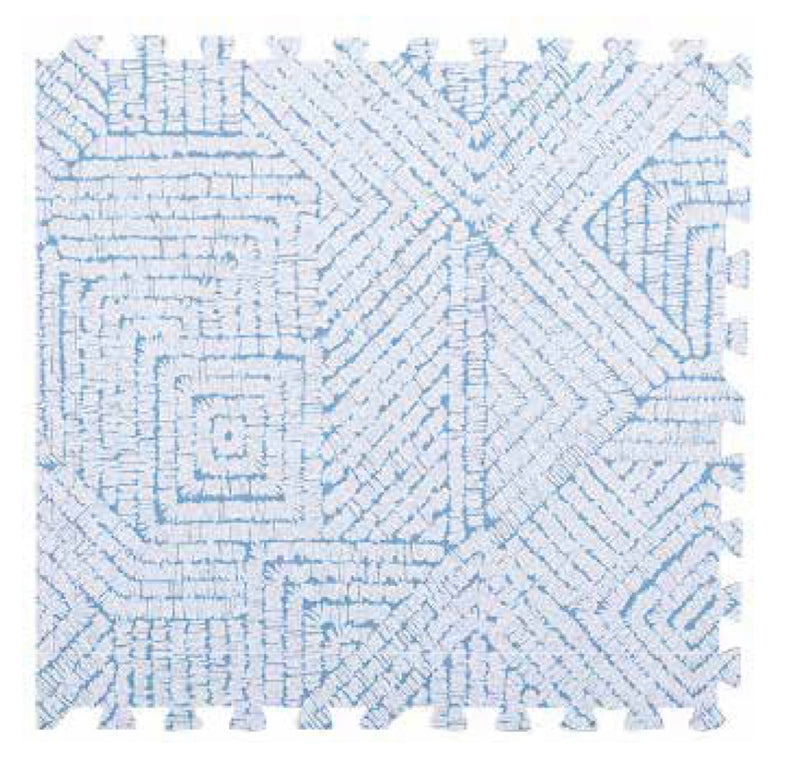 Little Bubs Playmat • Blue Maze